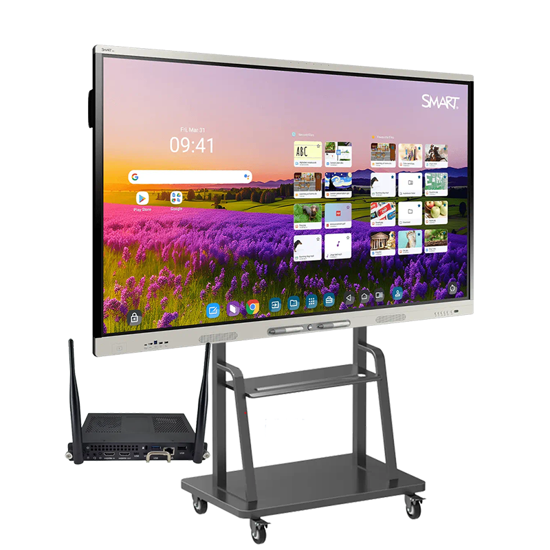 Інтерактивна панель SMART Board MX(V5) 65" (SBID-MX265-V5), комп. модуль PCM11-1 (i5 11Gen/8/256/W11Pro) (UGK-PCM11-i5), мобільний стенд